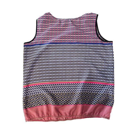 Ann Taylor Multicolor Geometric print Womens Blouse Size Small - Picture 2 of 3